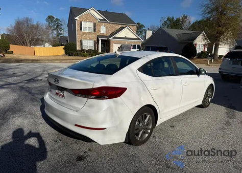 2018 Hyundai Elantra Sel z USA, uszkodzony, nr VIN 5NPD84LF0JH343218